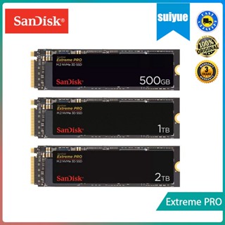 Sandisk Extreme PRO SSD ฮาร์ดดิสก์ภายใน ความเร็วสูง 500GB 1TB 2TB M.2 2280 NVMe 3D SSD สําหรับเดสก์ท็อป แล็ปท็อป พีซี