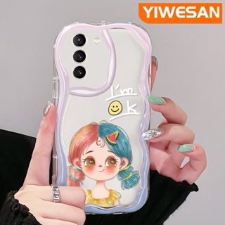 เคสมือถือ แบบนิ่ม แบบใส ลายการ์ตูนผู้หญิง กันกระแทก สําหรับ Samsung galaxy S21 FE S21 Plus S21 Ultra S20 FE