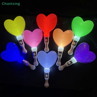 &lt;Chantsing&gt; แท่งไฟเชียร์ LED รูปหัวใจ ดาว เรืองแสง สําหรับงานปาร์ตี้