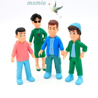 Mxmio ตุ๊กตาฟิกเกอร์ อนิเมะ หมีแพนด้า สีแดง ของเล่นสําหรับเด็ก เก็บสะสม 8 ชิ้น ต่อชุด