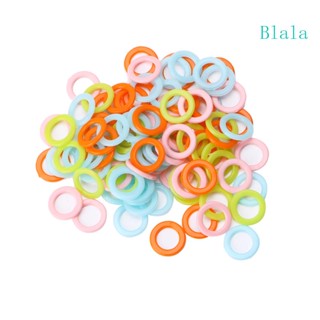 Blala ตะขอพลาสติก ทรงกลม สําหรับถักโครเชต์ 100 ชิ้น DIY