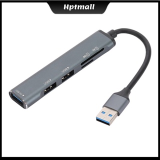 [NTO] อะแดปเตอร์ฮับ USB 3.0 2 USB 2.0 1 ช่อง พร้อมการ์ดรีดเดอร์ TF SD สําหรับแล็ปท็อป คอมพิวเตอร์ตั้งโต๊ะ