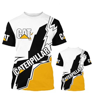 ใหม่ เสื้อยืดลําลอง แขนสั้น คอกลม พิมพ์ลาย Caterpillar Excavator 3D โอเวอร์ไซซ์ แฟชั่นสําหรับผู้ชาย ผู้หญิง เหมาะกับการเล่นกีฬา 2022