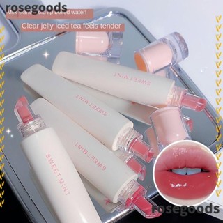 Rosegoods1 ลิปสติก ลิปกลอสเจลลี่ เพิ่มความชุ่มชื้น ติดทนนาน สําหรับผู้หญิง