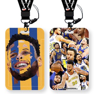 กระเป๋าใส่บัตรเครดิต แบบแข็ง ลาย Star Curry NBA ทนทาน สําหรับเด็กนักเรียน