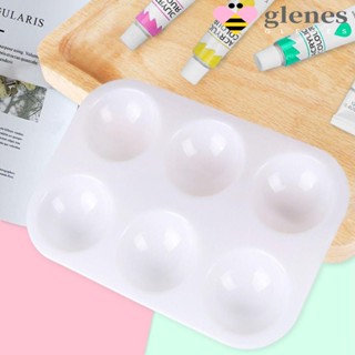 Glenes ถาดสีน้ํา พลาสติก ทรงสี่เหลี่ยม 6 หลุม 10 ชิ้น สําหรับเด็ก