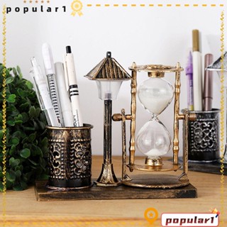 Popular นาฬิกาทรายจับเวลา แบบไม้ หลากสี เครื่องประดับ สําหรับเด็ก