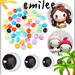 Emilee ลูกตาตุ๊กตาแฮนด์เมด 6 10 16 20 25 มม. สําหรับทําเครื่องประดับ DIY 50 ชิ้น