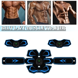 New ABS Fitness EMS Abdominal Stimulator Arm Muscle Trainer Belt Toner Training