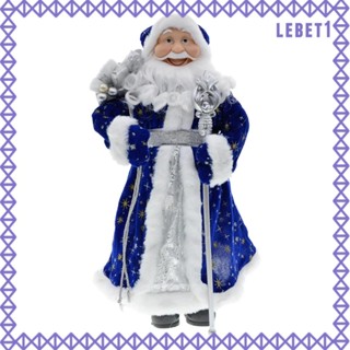 [Lebet] ตุ๊กตาฟิกเกอร์ซานต้า แบบดั้งเดิม สําหรับตกแต่งโต๊ะ หน้าต่าง ปาร์ตี้