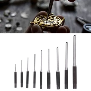 Chris office Roll Pin Punch Set Knurled Handle Portable Stainless Steel Gunsmithing ถอดเครื่องมือซ่อมแซมสำหรับเครื่องจักร