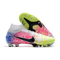 Nk Mercurial Vapor 13 elite FG Superfly Ronaldo รองเท้าสตั๊ดฟุตบอล แบบถัก กันน้ํา สําหรับทุกเพศ