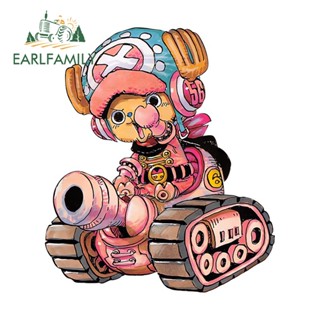 Earlfamily สติกเกอร์ ลาย One Piece Chopper Aquaflask Occlusion น่ารัก ขนาด 13 ซม. สําหรับตกแต่งรถยนต์ รถจักรยานยนต์