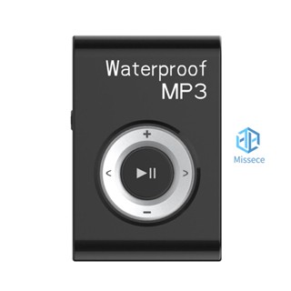 เครื่องเล่น MP3 IPX8 สเตอริโอ HiFi กันน้ํา 4GB พร้อมวิทยุ FM พร้อมคลิปหนีบ ขนาดเล็ก สําหรับเล่นกีฬา ว่ายน้ํา วิ่ง ขี่รถ ฟังเพลง MP3