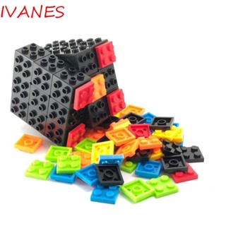 Ivanes บล็อคตัวต่อปริศนา ขนาดเล็ก 10 30 มม. ของเล่นเสริมการเรียนรู้เด็ก 3x3x3