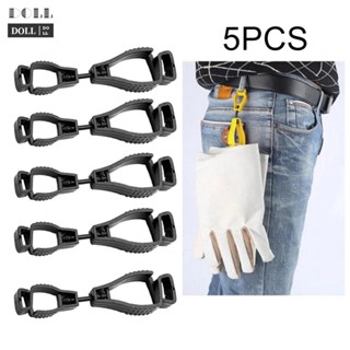 ⭐24H SHIPING ⭐Glove Clip Holder 5pcs Guard Labor Work Clamp Safety Work Black Gear Hook