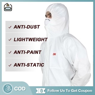 ICG  PPE jumpsuit ป้องกันไฟฟ้าสถิตล้างป้องกัน Coverall สำหรับห้องแล็ปท็อป, ป้องกันไฟฟ้าสถิตคลุมด้วยผ้ากันฝุ่นป้องกันเสื้อผ้าทำงานสวมใส่ชุดป้องกันไฟฟ้าสถิต