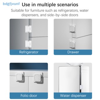Bdgf ตัวล็อกประตูตู้เย็น เพื่อความปลอดภัยของเด็ก 2 ชิ้น
