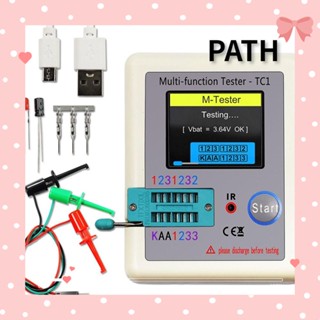 Path เครื่องทดสอบทรานซิสเตอร์ ไตรโอด หน้าจอ LCD ตัวต้านทานไดโอด