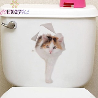 【COLORFUL】Stickers 3D Removable Self Adhesive Cute Cats Wall Stickers Revolutionary