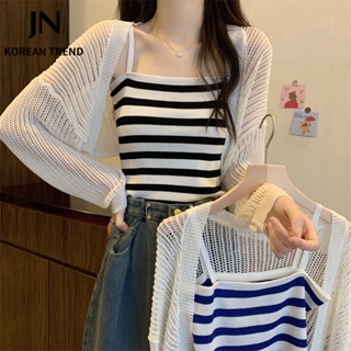 JN Studio  Áo Len áo khoác cardigan áo cardigan Thời trang hàn quốc  Comfortable Chic ทันสมัย ทันสมัย A91K14E 36Z230909