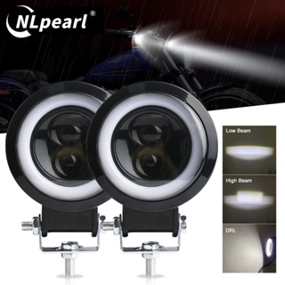 Nlpearl ไฟตัดหมอก LED DRL 3570 CSP 3 นิ้ว สีขาว ฟ้า แดง สําหรับรถยนต์ รถจักรยานยนต์ SUV 1 ชิ้น