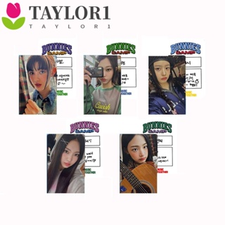 Taylor1 NewJeans โปสการ์ดพิมพ์รูปกระต่าย HD สไตล์เกาหลี 5 ชิ้น ต่อชุด