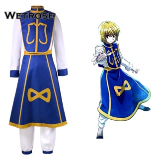 [Wetrose] Hunter×hunter ชุดคอสเพลย์ Kurapika สวมบทบาทสมมุติ ฮาโลวีน สําหรับผู้หญิง