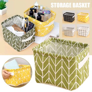 New Foldable Storage Collapsible Folding Box Handle Cube Room Basket Organizer