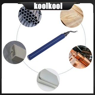 Kool เครื่องมือตัด ลบเสี้ยน ด้ามจับโลหะ พร้อมใบมีดโรตารี่ 10 ชิ้น