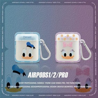 เคสซิลิโคน ลายการ์ตูนโดนัลด์ดั๊ก เดซี่ สําหรับ Airpods 1 2 3 pro