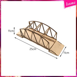 [Lsxmz] ชุดโมเดลสะพานไม้ 1/72 DIY ของเล่นสําหรับเด็ก