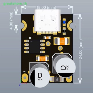 Greatshore โมดูลชาร์จเร็ว PD3.0 (PPS) 65W QC2.0 และ QC3.0 Type-C อินเตอร์เฟซ FCP SCP AFC TH