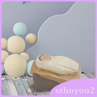 [szlinyou2] ฟิกเกอร์รูปปั้นเด็กนอนหลับ ขนาดเล็ก สร้างสรรค์ สําหรับตกแต่งบ้าน ออฟฟิศ โต๊ะ ตู้หนังสือ