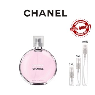 ขายน้ำหอมแบรนด์แท้ 100% Chanel Chance Eau Tendre EDT 2ml/5ml10ml