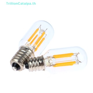 Trillioncatalpa หลอดไฟ Led T20 2W E12 E14 หรี่แสงได้ ขนาดเล็ก 1 ชิ้น