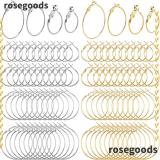 Rosegoods1 อุปกรณ์ทําต่างหู สําหรับทําเครื่องประดับ ต่างหู ห่วง