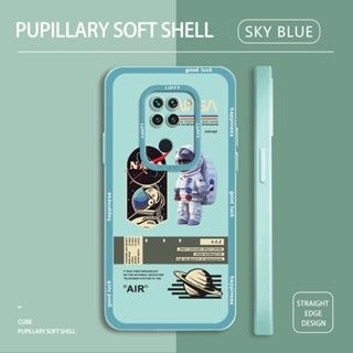 สําหรับ Redmi Note 7 8 9 Pro Max 9S เคสโทรศัพท์มือถือซิลิโคน TPU แบบนิ่ม ลายการ์ตูนนักบินอวกาศ NASA กันกระแทก