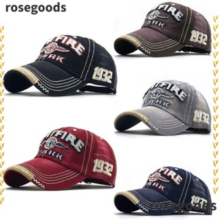 Rosegoods1 หมวกเบสบอล ปักลาย ปรับได้