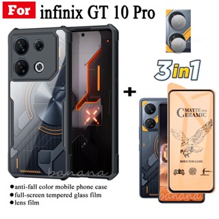 เคสโทรศัพท์มือถือเซรามิค กันกระแทก กันรอยเลนส์กล้อง สําหรับ infinix GT 10 Pro Note 30 Pro Note 30 4G 5G Note 30 vip