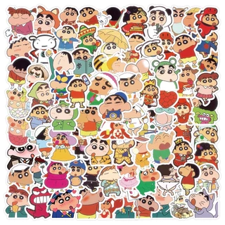 สติ๊กเกอร์ดินสอสีน่ารัก 100 ชิ้น - สติ๊กเกอร์ไวนิลกันน้ําสําหรับหมวกกันน็อค, จักรยาน & กล่องดินสอ (สไตล์การ์ตูน)