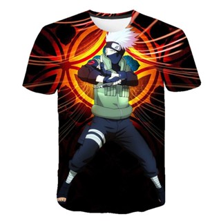 ใหม่ เสื้อยืดลําลอง แขนสั้น พิมพ์ลายอนิเมะนารูโตะ Uchiha Sasuke Itachi สไตล์ญี่ปุ่น สําหรับเด็ก 2022