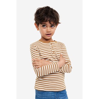 H&amp;M  Boy 2-pack ribbed Henley tops 1190005_1