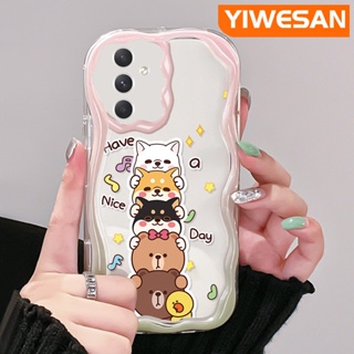 เคสมือถือ แบบนิ่ม แบบใส ลายการ์ตูนสัตว์ กันกระแทก สําหรับ Samsung A54 5G A33 5G A34 5G A53 5G A73 5G