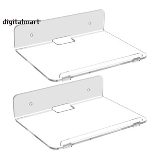ชั้นวางของอะคริลิคติดผนัง ขนาดเล็ก ติดตั้งง่าย สําหรับกล้องรักษาความปลอดภัย ลําโพง มอนิเตอร์เด็กทารก และอื่นๆ 2 ชิ้น