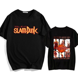 เสื้อยืด พิมพ์ลายการ์ตูนอนิเมะ Slam Dunk Kawaii สไตล์ญี่ปุ่น สําหรับผู้ชาย