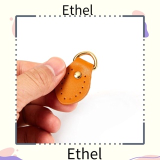 Ethel1 หัวเข็มขัดโลหะ หนัง PU แฮนด์เมด สําหรับกระเป๋าถือ 6 ชิ้น