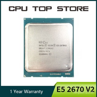 โปรเซสเซอร์เวอร์ CPU Intel xeon E5 2670 v2 SR1A7 2.5GHz 25M 10-CORES 115W LGA 2011