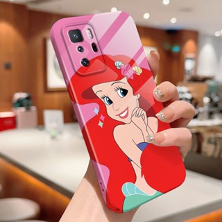 เคสโทรศัพท์มือถือแบบแข็ง กันกระแทก กันรอยกล้อง ลายการ์ตูนเจ้าหญิง สําหรับ Xiaomi Redmi 9C 9T 10A 10C Note 10 Pro 10S 12 Pro 9S 9 Pro