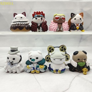 [cxSZDOLL] ตุ๊กตาการ์ตูนอนิเมะ One Piece Tony Chopper Ace Luo แฮนด์เมด ของเล่นสําหรับเด็ก ของขวัญ 8 ชิ้น